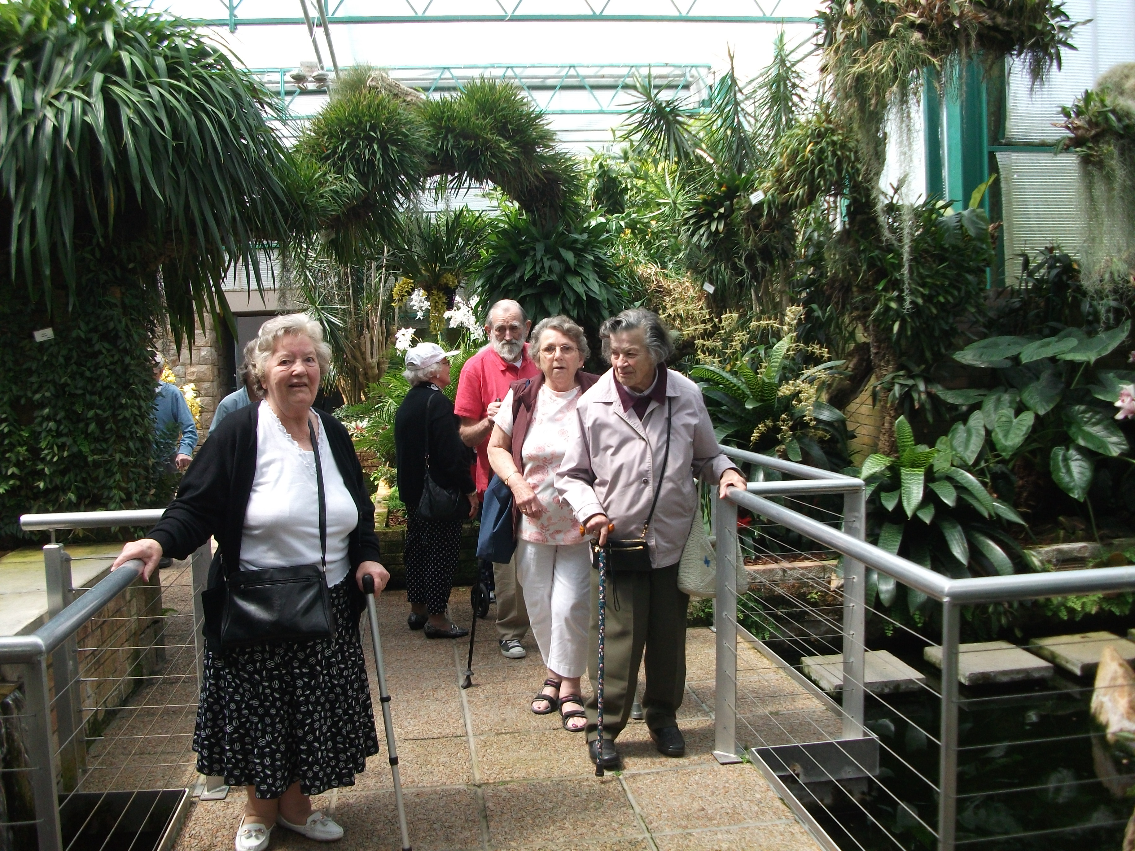 JAA members on an outing at the Orchid Foundation